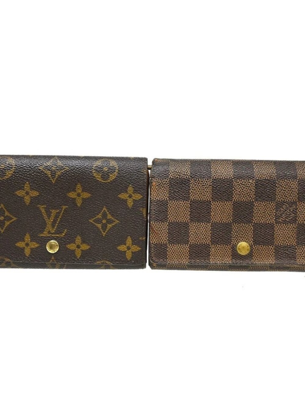 LOUIS VUITTON MONOGRAM DAMIER TRESOR 2SET WALLET